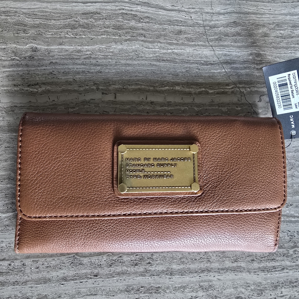 Marc by Marc Jacobs Brown Leather Wallet
